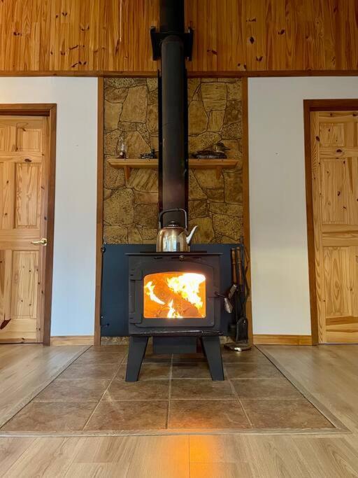 Le Chalet Bleu, Aux Pieds Des Monts-Valin Saint-David-de-Falardeau Екстериор снимка